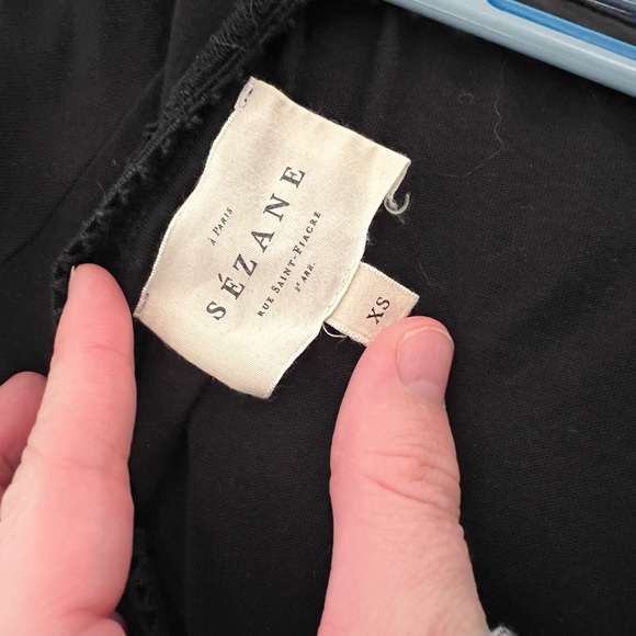 Black Sezane Open Back Dress - Picture 3 of 3